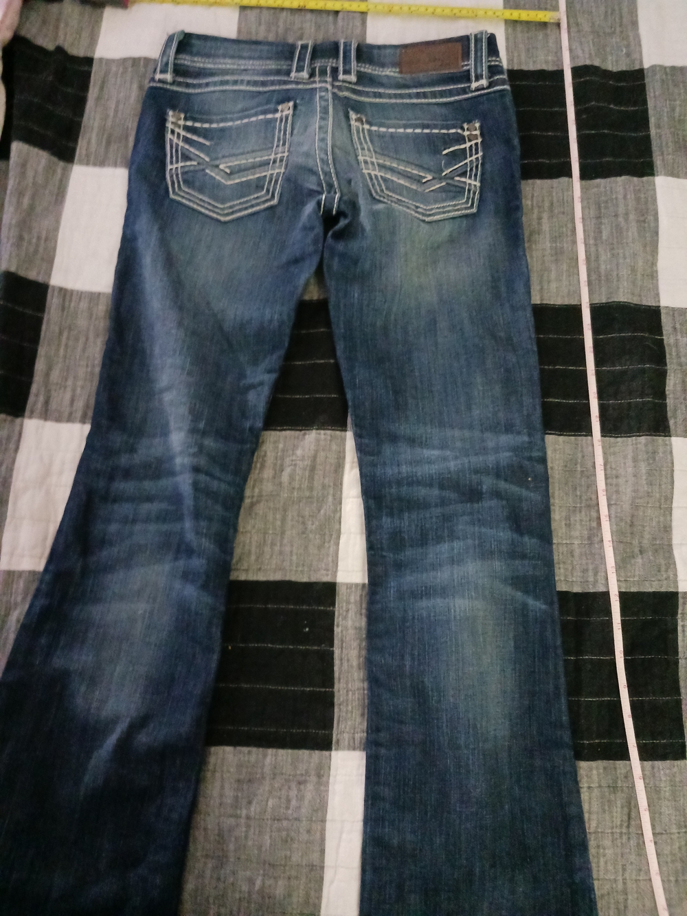 BKE Women’s Sabrina Slim Jeans in Dark Blue Denim - Picture 2 of 3